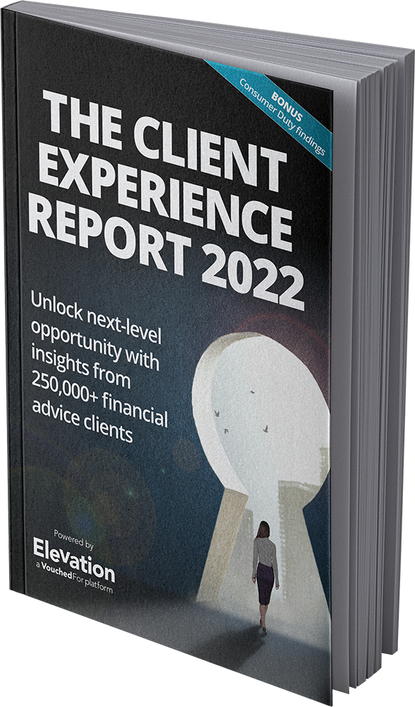 The 2022 Client Experience Report front cover